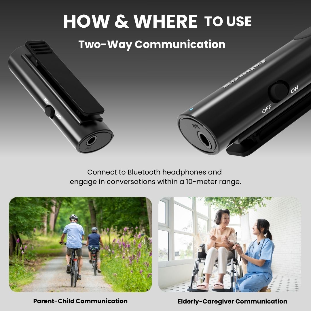 HearLink 3-In-1 Bluetooth Microphone A Cost-Effective Alternative to BAHA Device for HOH