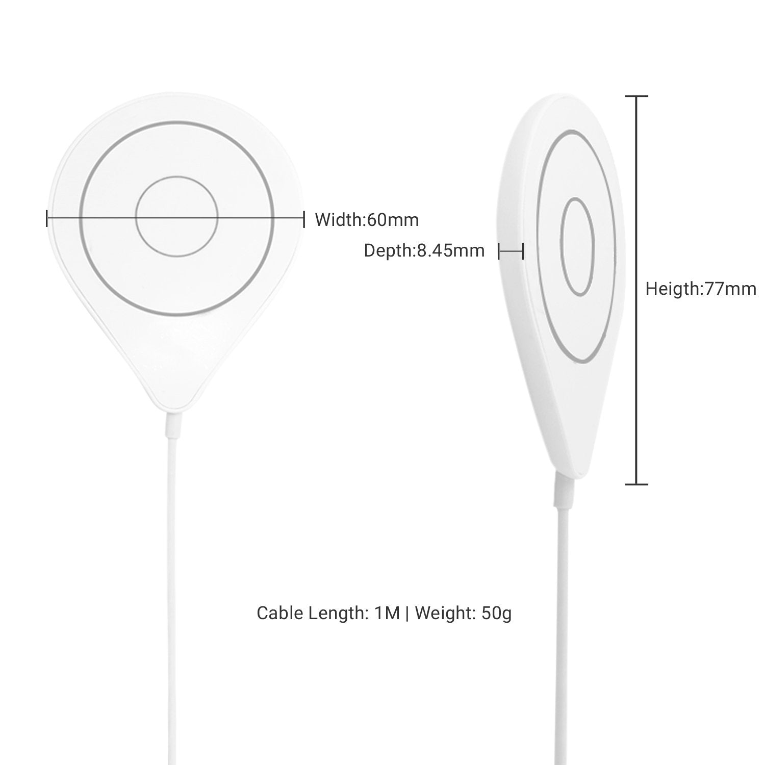 MAG-C Ultra Slim Magnetic Wireless Charger with Magnet Ring-4